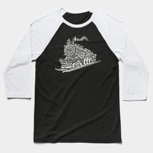 Locomotive Train Sonata Baseball T-Shirt